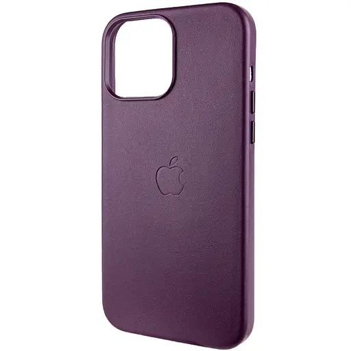 Шкіряний чохол Epik Leather Case AA Plus with MagSafe для Apple iPhone 13 Pro 6.1 Dark Cherry - фото 3