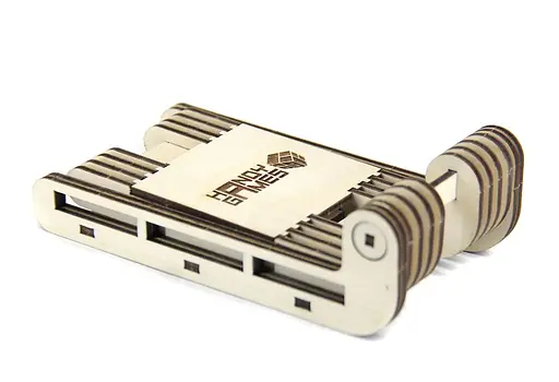 Дерев'яний конструктор "Підставка для телефону" 25 деталей - фото 2