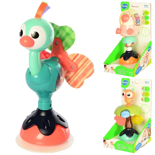 Брязкальце пташка на присосці, 22 см, 13.5x25.5x12.5 см (В асортименті) - фото 2