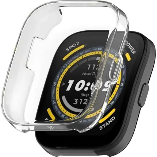 Чохол-накладка DK для Xiaomi Amazfit Bip 5 Silicone Face Case (clear)