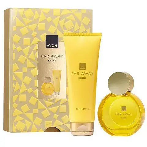Набір подарунковий Avon Far Away Shine (edp/50ml + b/lot/125ml) (158511318) - фото 1