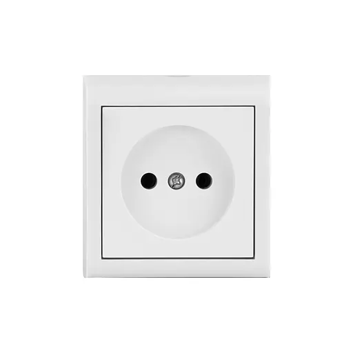 Розетка Ovivo Electric Nivo, одинарна, накладна, біла  - фото 2