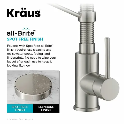 Змішувач для кухні сенсорний Kraus Bolden нержавіюча сталь KSF-1610SFS Нержавіюча сталь - фото 12