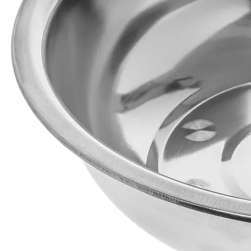 Таз круглий із харчової нержавіючої сталі Ø33 см H9.5 см 6 л Interos Сірий 87608 - фото 4