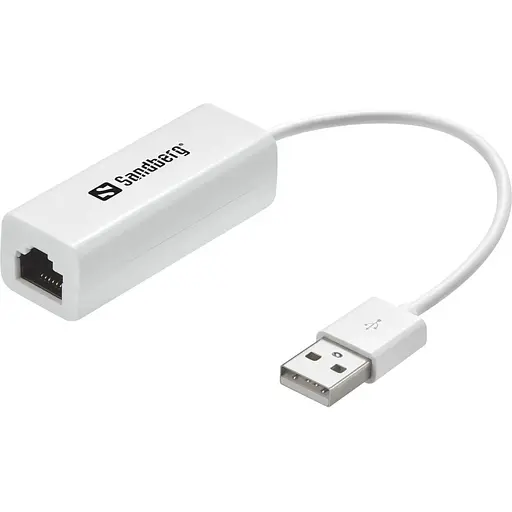 Перехідник Sandberg USB 2.0 Type-A Ethernet RJ45 100Mb Sandberg білий