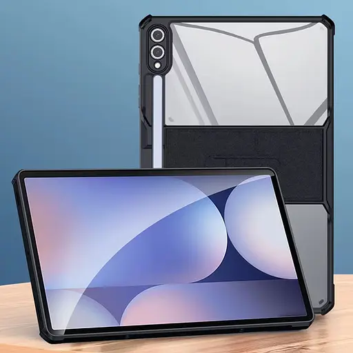 TPU+PC чохол Xundd Stand c посиленими кутами для Samsung Galaxy Tab S10+ / S9+ 12.4 Чорний - фото 5