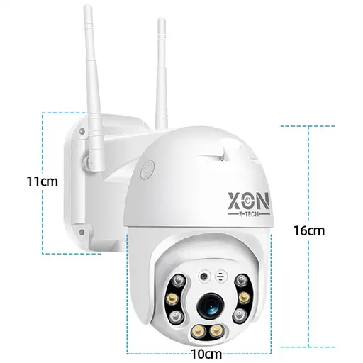 IP-камера уличная XON SmartCam Wi-Fi 1080P (GCWEW21VW 4804) Белая - фото 7
