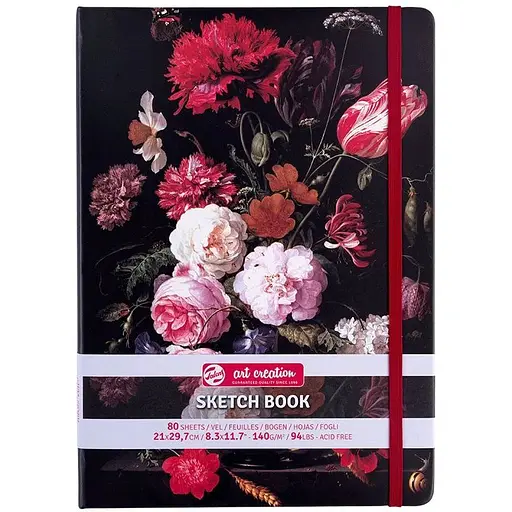 Блокнот для графіки Royal Talens Art Creation А4 140г/м2 80л Натюрморт з квітами - фото 2