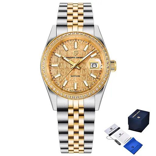 Годинник Pagani Design PD-1794M Silver-Gold-Gold