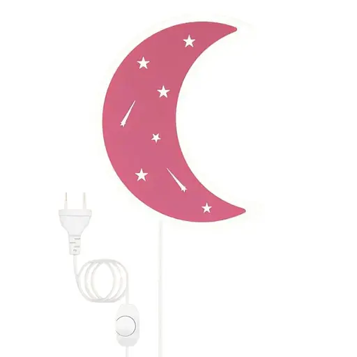 Світлодіодний настінний світильник для дитячої кімнати з вилкою теплий білий