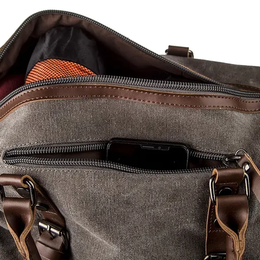 Дорожня сумка текстильна Vintage 45х30х20 см sum0014009 - фото 3