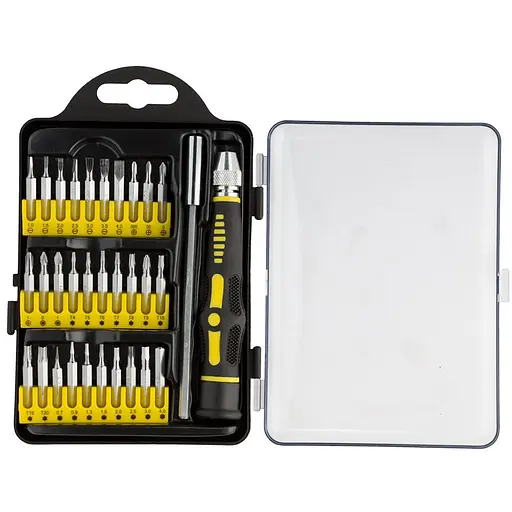 Набір годинникових викруток Sigma 30 в 1 CrV з подовжувачем в кейсі 4003021 - фото 1