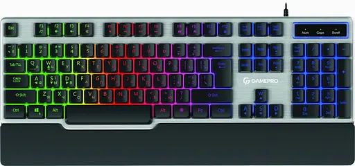Клавіатура GamePro GK599 Stinger RGB USB Silver (GK599) - фото 1