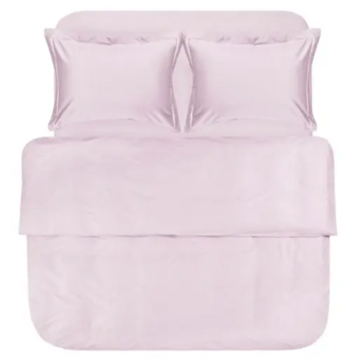 Постільна білизна Lotus Home Dakota Modern сатин Рremium євро рожева (svt-2000022346306) 