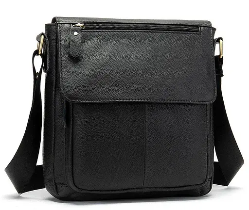 Сумка кожаная мужская Vintage 25,5х24х7 см sum0012295 - фото 5