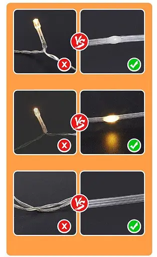 Світлодіодні вуличні садові гірлянди 50 м 500 Led ліхтарі нового покоління водонепроникні pовнішні - фото 3