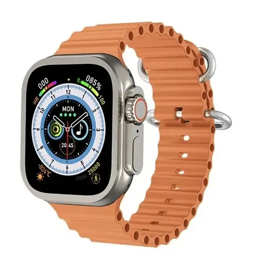 Розумний смарт-годинник Smart Watch GS ULTRA 8 Silver 2.05 безрамковий з бездротовою зарядкою - фото 3