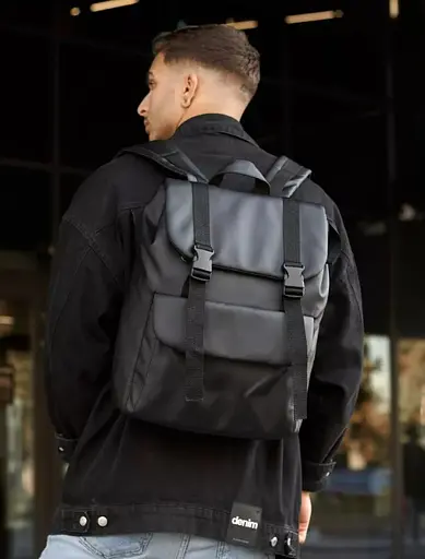 Чоловічий рюкзак Sambag Loft Zard чорний 46 х 28 х 13 см (22651001m) - фото 1