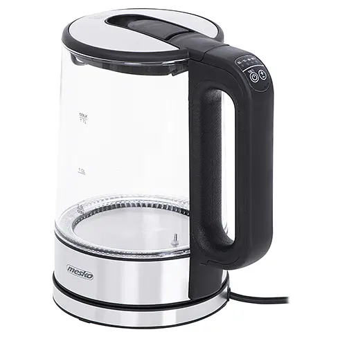 Стеклянный чайник 1.7л с регулятором температуры Mesko MS 1301b - фото 3