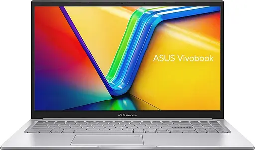 ASUS Ноутбук Vivobook 15 X1504VA-BQ2091 15.6" FHD IPS, Intel i5-1334U, 16GB, F512GB, UMA, noOS, Серебристый - фото 1