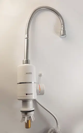 Проточный водонагреватель кухня SDR-F05 гибкий гусак гайка (без датчика темп.) 1/12 - фото 2