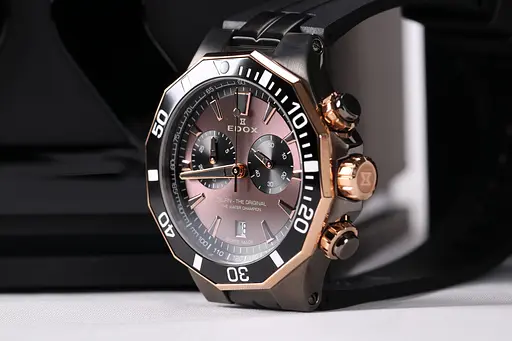 Годинник Edox Delfin Chronograph 10112 357GRNCA BRNR - фото 3