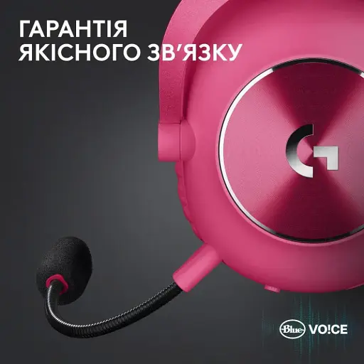 Наушники с микрофоном Logitech G Pro X 2 Lightspeed Pink (981-001275) - фото 8