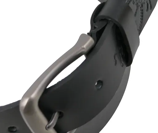 Ремінь шкіряний Skipper чоловічий під джинси 125-130х3,8 см acs0029522 - фото 6