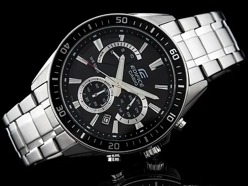 Годинники чоловічі кварцові наручні Оригінал Casio Edifice EFR-552D-1AVUEF на сталевому браслеті (модуль 5490) - фото 2