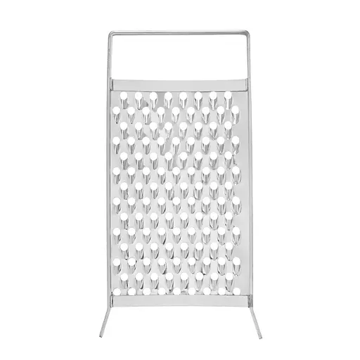 Терка корморізка ручна кормова нержавійка для подрібнення коренеплодів з великими отворами 40х19 см, РКС-Пром 87696 - фото 2