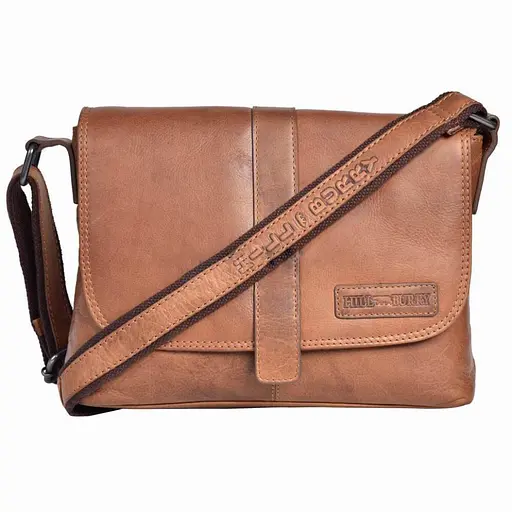 Чоловіча шкіряна сумка через плече Hill&Burry 28х22х8 см sum0025741 - фото 2