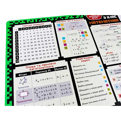 Коврик подсказка учебный А3 3 класс 129050 - фото 3