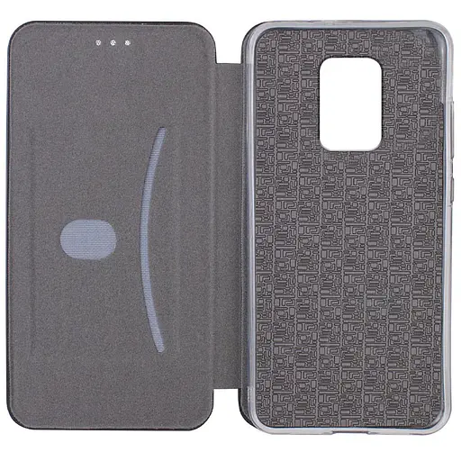 Кожаный чехол-книжка Classy для Xiaomi Redmi Note 9s / Note 9 Pro / Note 9 Pro Max Темно-синий - фото 3