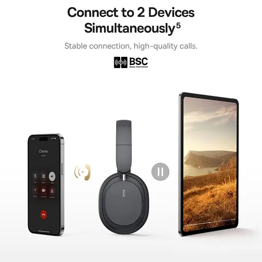 Бездротові навушники Baseus Bowie D05 gray - фото 6