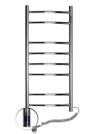 Електрична рушникосушарка Navin Камелія 360x800 Sensor права з таймером 10-007033-3680, Хром, Праве, Електронний - фото 1