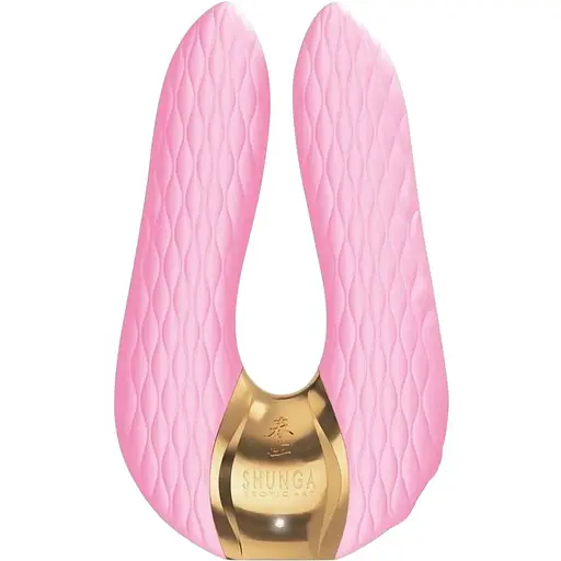 Вибратор для клитора Shunga Aiko Light Pink гибкие кончики