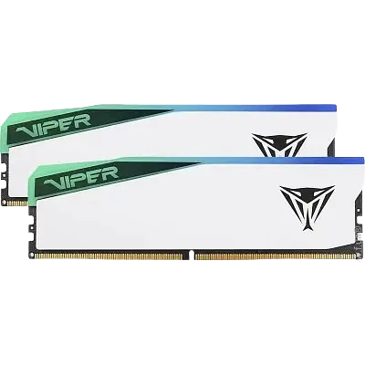 Оперативна пам'ять Patriot 32GB (2x16GB) DDR5 6200MHz Viper Elite 5 RGB White (PVER532G62C42KW)