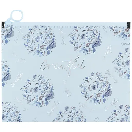 Папка на блискавці zip-lock Axent Flower Symphony-2 А5+ (1498-45-A)