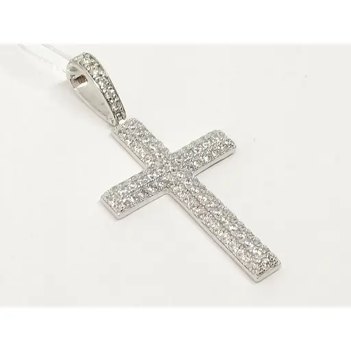 Золотий хрестик Імперія золота з фіанітами. КР048БИ - фото 4