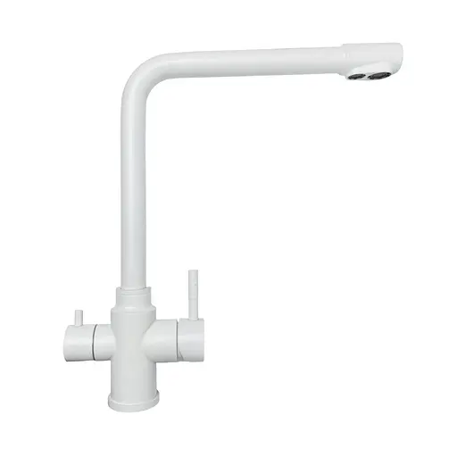 Смеситель для кухни под фильтр Adamant SA-021 белый 0211, Белый - фото 2