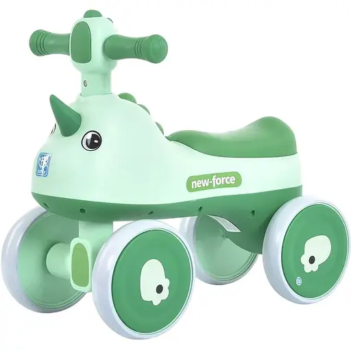 Каталка-толокар Bambi M 5856E-5 з музикою та світлом, EVA, TF, зелений