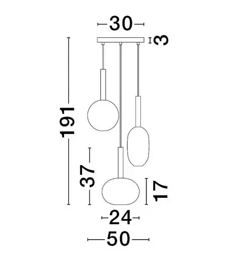 Світильник підвісний AMELIA Nova Luce 9028834 - фото 2