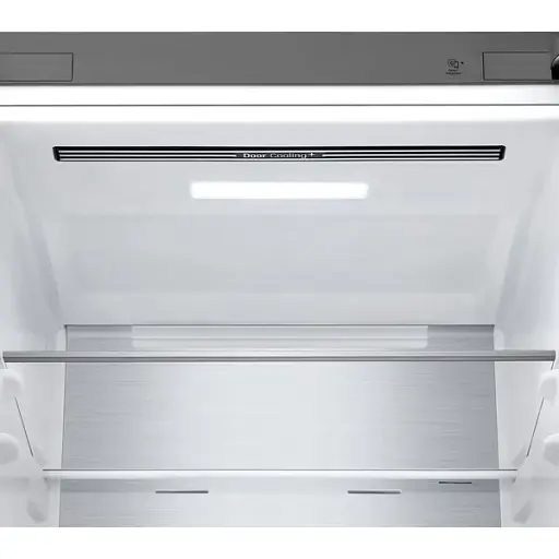 Холодильник LG с нижним морозильным отделением 203x60х68 холод.отд. 277 л мороз.отд. 110л 2дв. А++ NF инв. диспл. внеш. зона св. тело Metal Fresh серебристый - фото 8