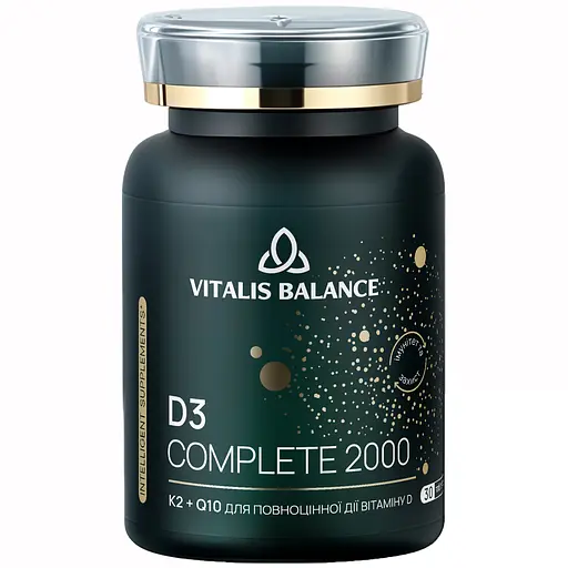 Дієтична добавка Vitalis Balance D3 Complete 4000 30 таблеток (2370037) - фото 1