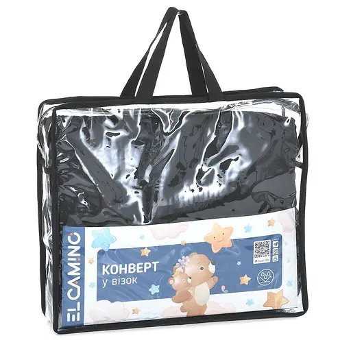 Конверт для коляски El Camino ME 1130 Footmuff Basic Black - фото 6