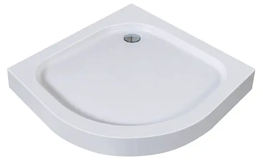 Душевой поддон Eger Tisza 90x90 полукруглый white 599-0909R белый - фото 1