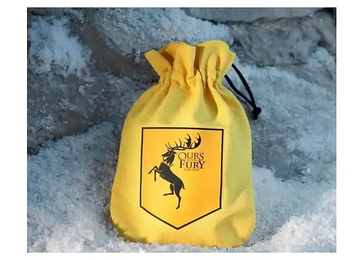 Мішечок для кубиків Q-Workshop Game of Thrones. Baratheon Dice Pouch (GOT/POU/00190166/2025/4/W) - фото 2