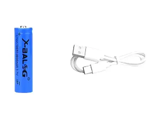 Налобний акумуляторний ліхтар Bailong BL-301 водонепроникний з датчиком Чорний 18650 USB - фото 3