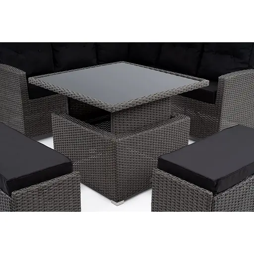 Садовая мебель Di Volio Festa графитовая/серая - фото 3