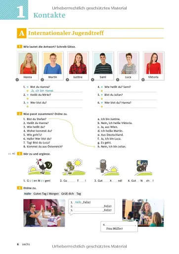 Ein tolles Team A1.1 Arbeitsbuch plus interaktive Version, - фото 5